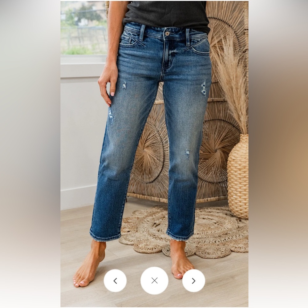 Wrangler Cropped Straight Jeans